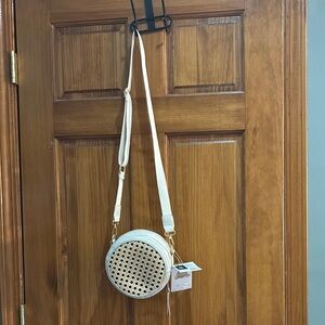 Stylish Cream Crossbody Bag